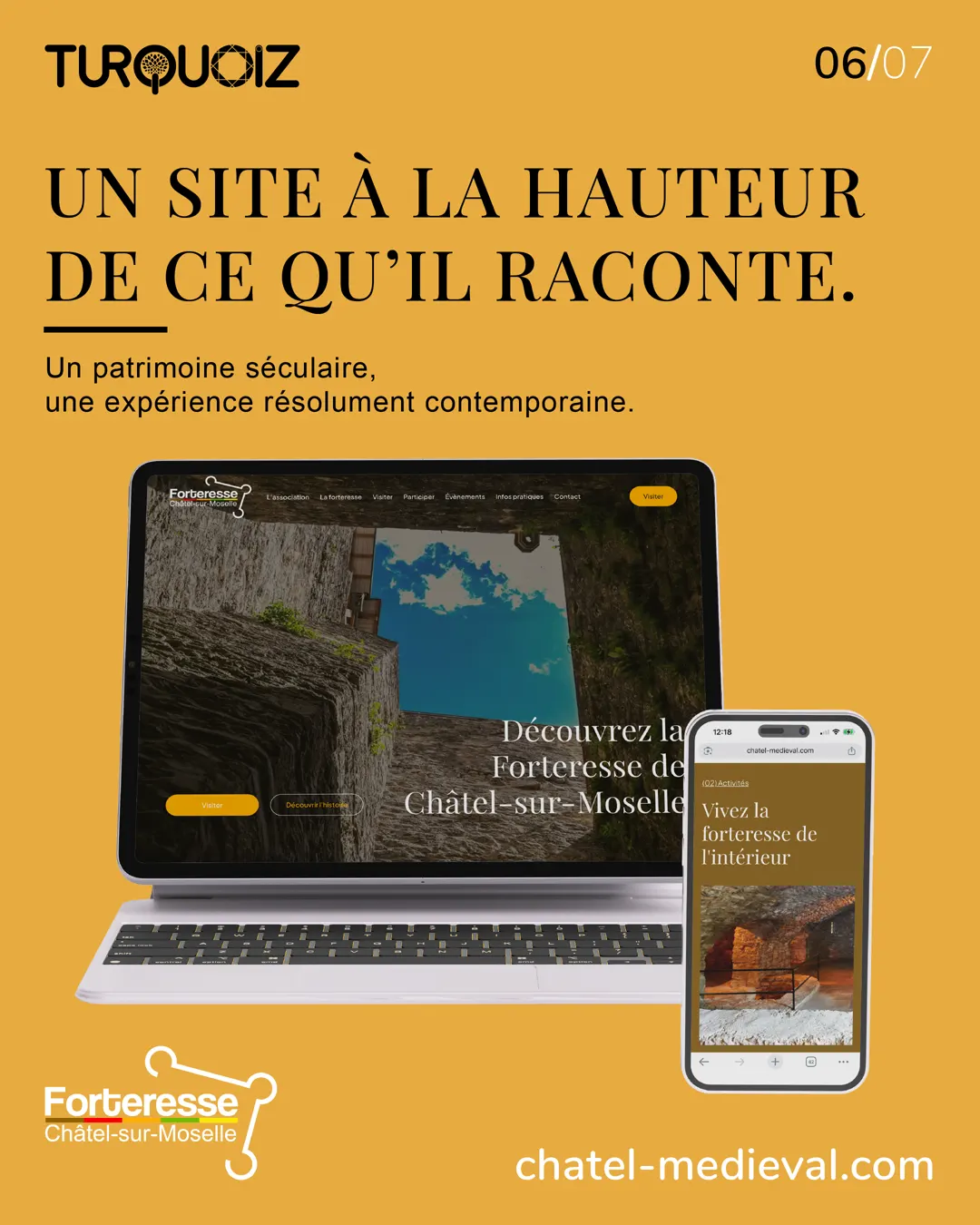 Carrousel Châtel-sur-Moselle, slide 6 : Un site à la hauteur de ce qu il raconte, chatel-medieval.com